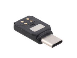 Adaptador micro USB para smartphone, conector invertido y convertidor USB para bolsillo.
