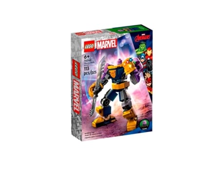 LEGO Marvel Armadura Robotica de Thanos (Edad Mínima Recomendada: 6 años - 113 Piezas)