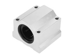 Bloque de rodamientos lineales de aluminio SCS30UU para máquinas CNC con tratamiento anticorrosión y bajo nivel de ruido.