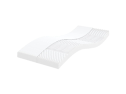 Colchones De Espuma 2 Uds 7 Zonas Dureza 20ild Blanco 90x190 Cm