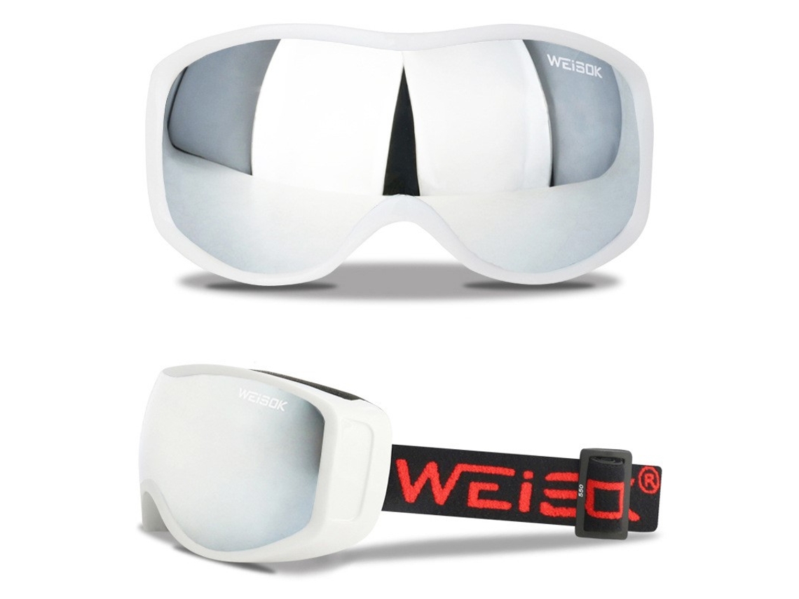 Óculos De Esqui Adultos Com Lentes Magnéticas Uv400, Anti Embaciamento E Anti Riscos