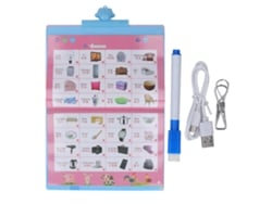 BJ-Toy con voz, libro de estudio 25 en 1, 35 páginas, póster educativo para pared, idiomas chino e inglés. Juguete educativo.