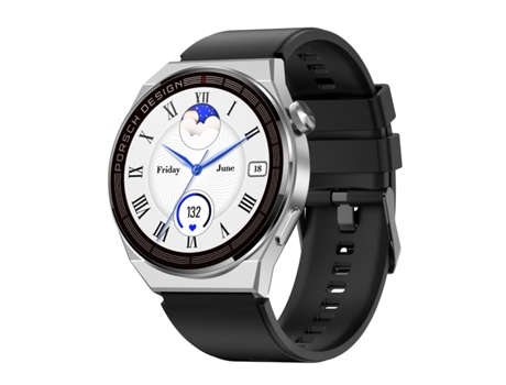Smartwatch MD3MAX Porsche View 1.39'' La pulsera de TPU con pantalla redonda admite monitoreo de frecuencia cardíaca/monitoreo de oxígeno