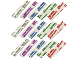 Kit De 50 Esponjas Abrasivas Para Modelismo: Papel De Lija Para Plástico, Resina, Madera Y Metal.