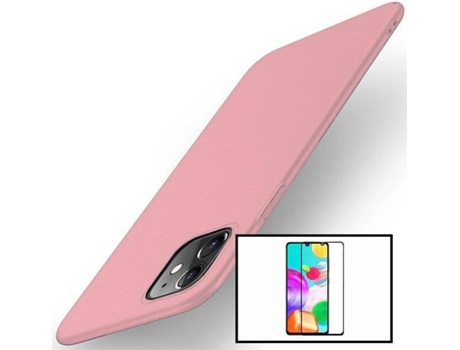Kit Protector de Cristal Templado 5D Full Cover y Funda SlimShield Xiaomi Redmi 9 Activ PHONECARE Rosa