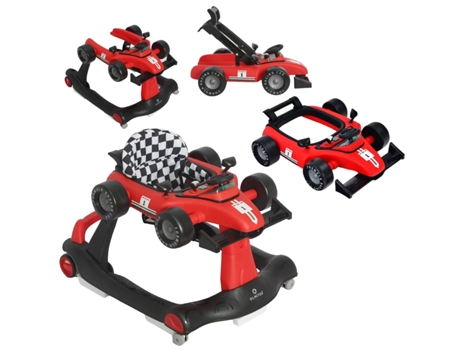 OLMITOS - Andador bebé 4 en 1 RACING: Correpasillos y Carrito de Empuje para bebés primeros pasos – a partir de 6 meses para aprendizaje – previene...