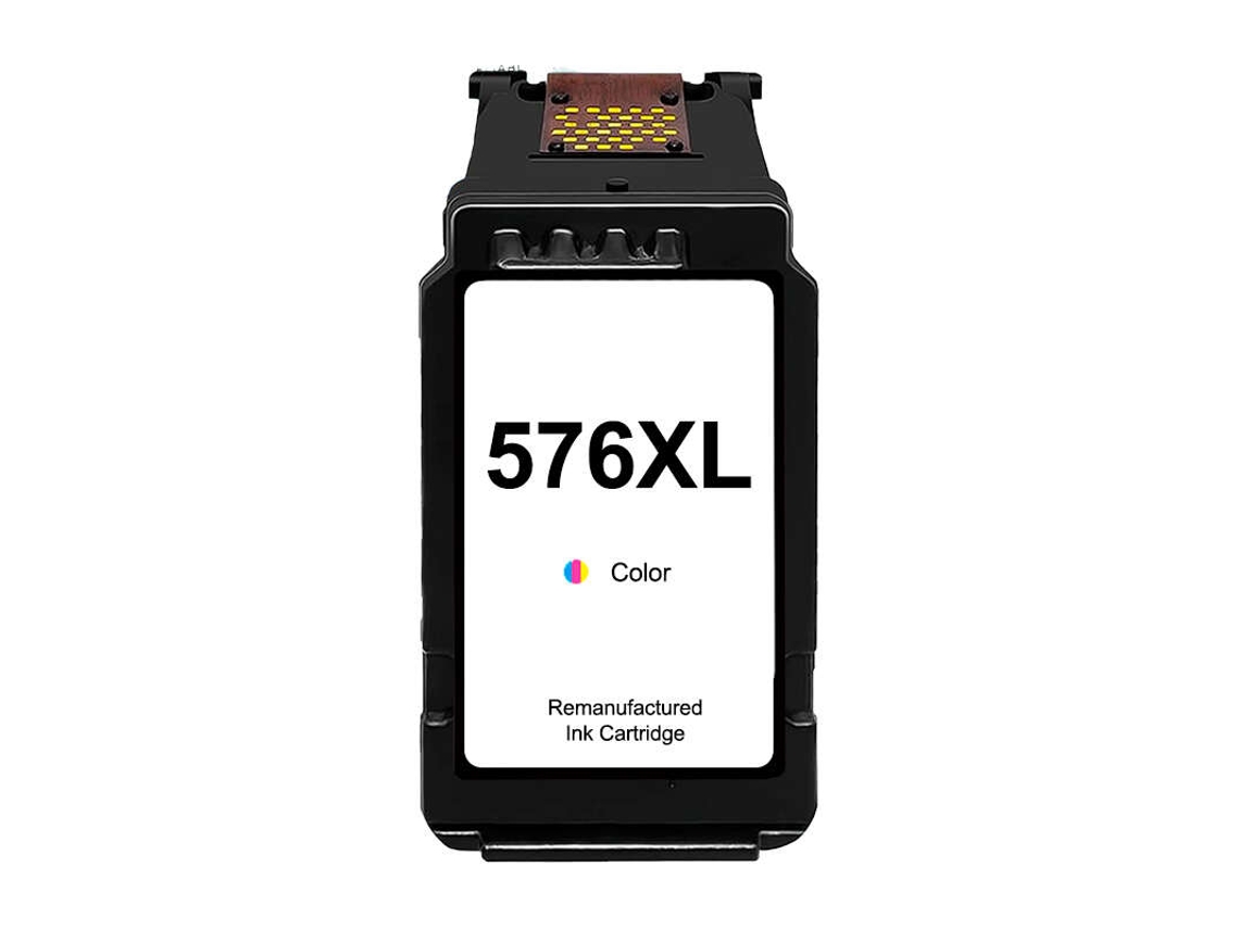 Cartucho de tinta de color remanufacturado Canon Cl576xl que reemplaza 5441c001/5442c001