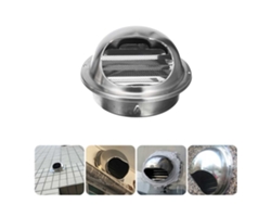 Rejilla De Ventilación De Acero Inoxidable Con Filtro Y Diseño Impermeable Para Montaje En Pared Exterior De 100/150 Mm.