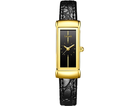 VENAXIN Retro Rectángulo Pequeños Relojes de Pulsera Reloj de Pulsera Delgado Reloj Impermeable de Fácil Lectura-oro rosa VEANXIN