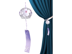 Campanilla De Viento Romántica Campanilla De Viento Floral Romántica Para Exteriores – Colgante Hecho A Mano Para