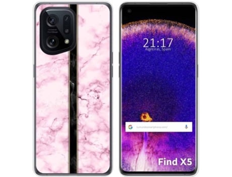 Carcasa para Oppo Find X5 5G TUMUNDOSMARTPHONE Dibujos Mármol 04 Multicolor