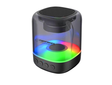 ESPERANZA - Altavoz Bluetooth - RGB - Recargable