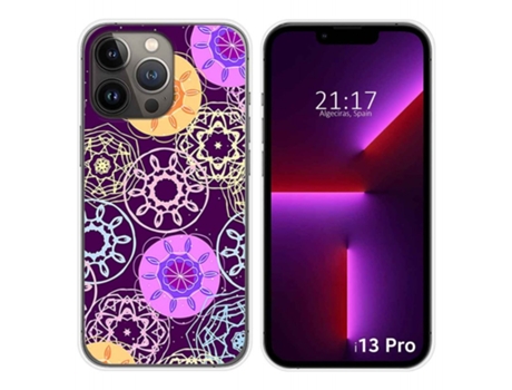 Carcasa iPhone 13 Pro (6.1) TUMUNDOSMARTPHONE Dibujos Multicolor