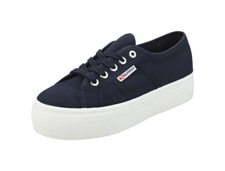 Zapatillas de Mujer SUPERGA Goma Azul (37)
