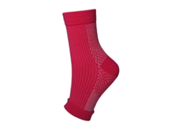 Calcetines deportivos de compresión antifatiga para sujeción del tobillo, ideales para correr, ciclismo y baloncesto. Mdug (rosa, 1 par)