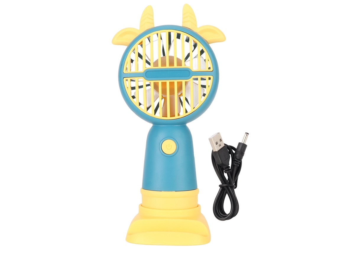 Mini Ventilador De Bolsillo Usb Portátil Con Diseño Ergonómico, Azul Marino Profundo.