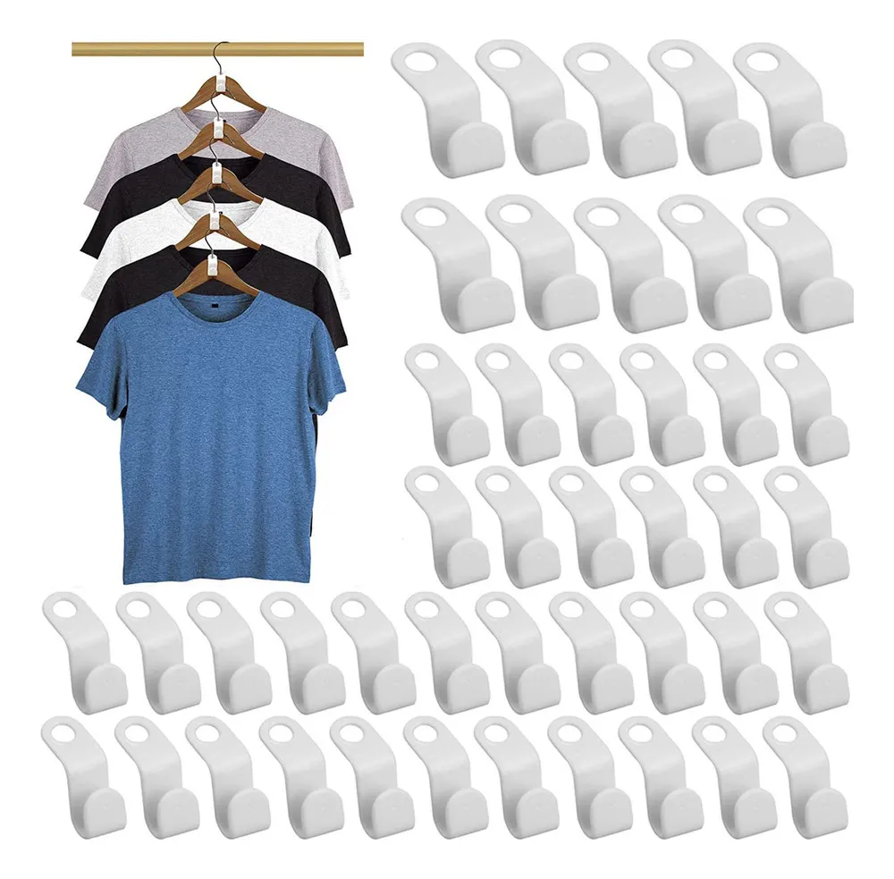 50 ganchos para colgar que ahorran espacio y te ayudan a organizar tu ropa (vayotoy)