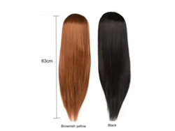 Entrenamiento De Peluquería Y Maquillaje Con Cabeza De Maniquí Para Práctica De Peinado