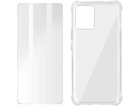 Kit Funda + Protector de Pantalla Realme 8 AVIZAR Cristal Templado (Transparente)