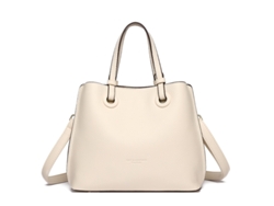 Bolso bandolera para mujer, bolso de hombro de piel vegana, con correa ajustable para el hombro, blanco, Siurn