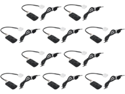 10 Adaptadores De Audio Bluetooth Para Radio De Coche Con Cable Auxiliar Y Micrófono, Compatibles Con Accord.