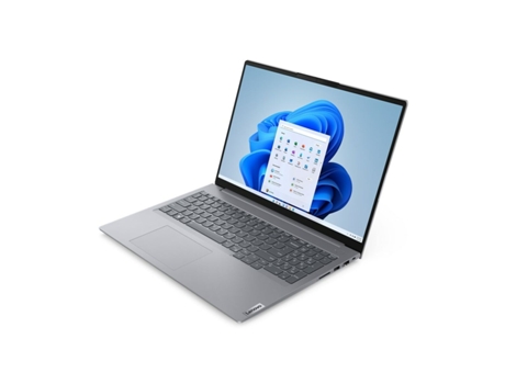 Laptop LENOVO ThinkBook 16 (Gris - 16 GB RAM - 512 GB SSD - 16" - Qwerty US - Intel)