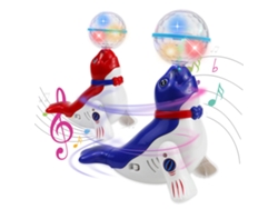 Perro De Juguete Eléctrico Giratorio Musical Top Ball Sea Puppy, Regalo De Navidad Para Niños