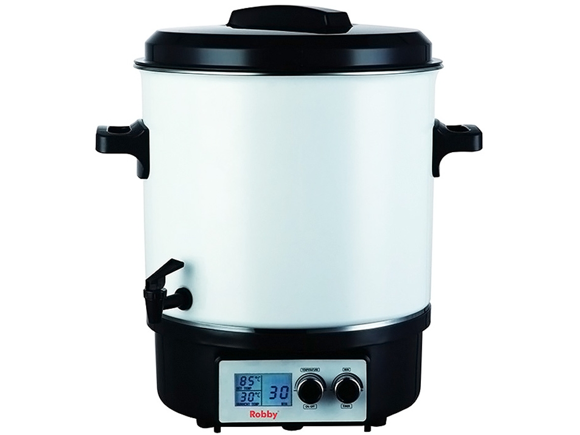 Esterilizador eléctrico con grifo y temporizador 27l tela lcd 1800w - steri pro lcd ROBBY