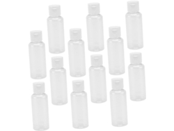 Paquete De 25 Botellas De Viaje Vacías Y Recargables, Envases Multiusos Para Cosméticos.