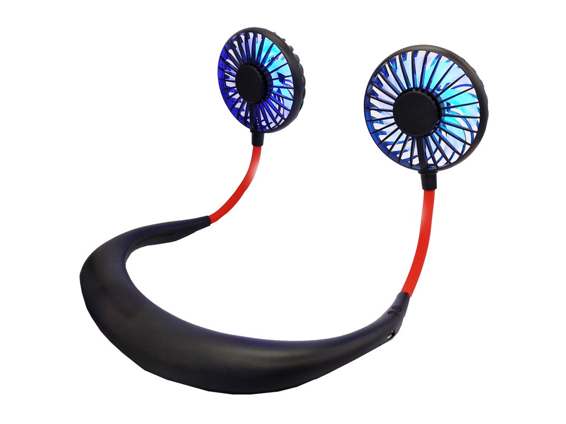 Ventilador RAMPOW de cuello con luz nocturna 2000mAh