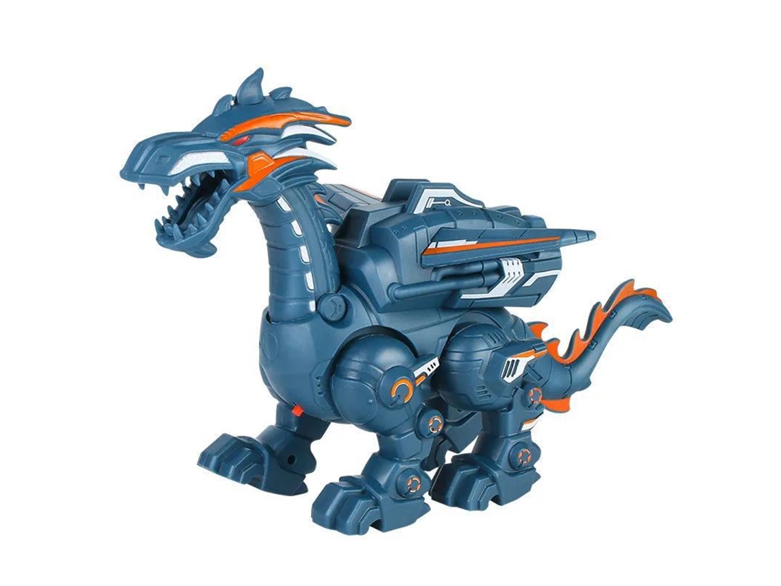 Dinosaurio Mecánico Eléctrico Con Luz Y Sonido, Juguete Andante Para Niños, Con Función De Pulverización.