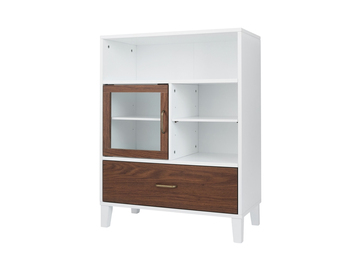 Armarios de Baño TEAMSON HOME (Madera - Marrón - 86,8 cm)