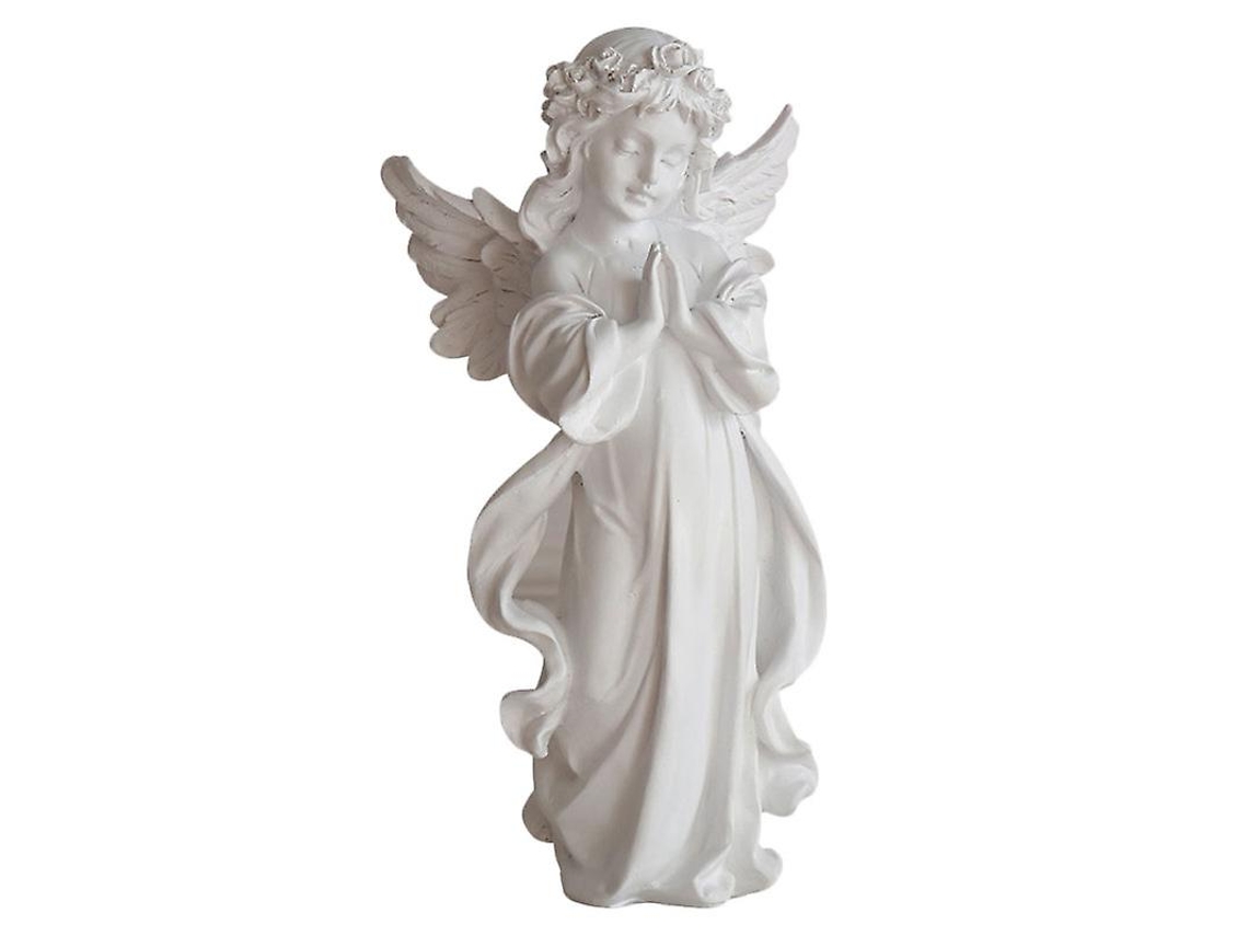1 estatua de ángel de flores. ALLINLESS