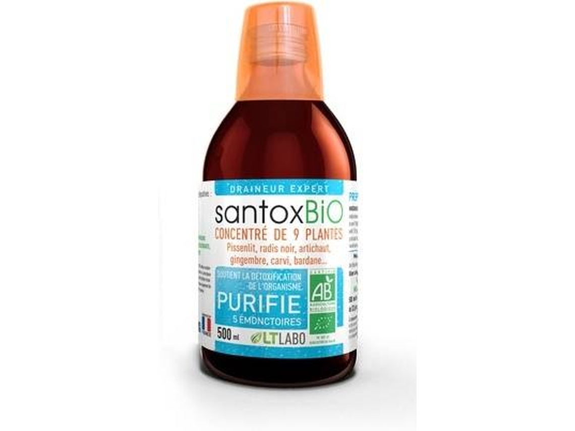 Complemento Alimentar LT LABO Santox Bio Bebível (500 ml (Frutos vermelhos))