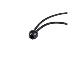 Camilla Elástica con Bola 6mm x 25cm Negra para Fijación de Lonas Boni Shop