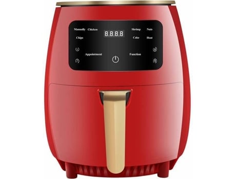 Freidora sin Aceite Rojo (Capacidade: 4.5 kg - Rojo)