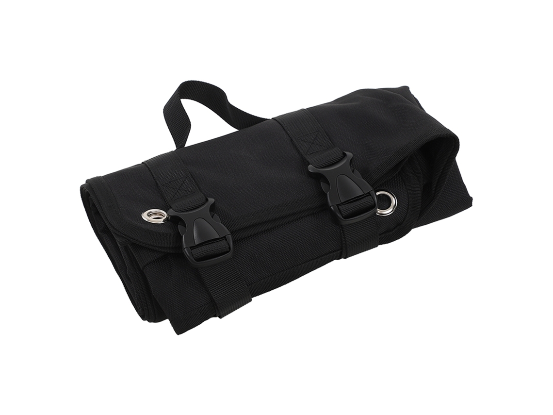 Esterilla De Playa Portátil E Impermeable De Nailon 900d Con Agujeros Metálicos, Cómoda Para Acampar Y Picnics, Color Negro.
