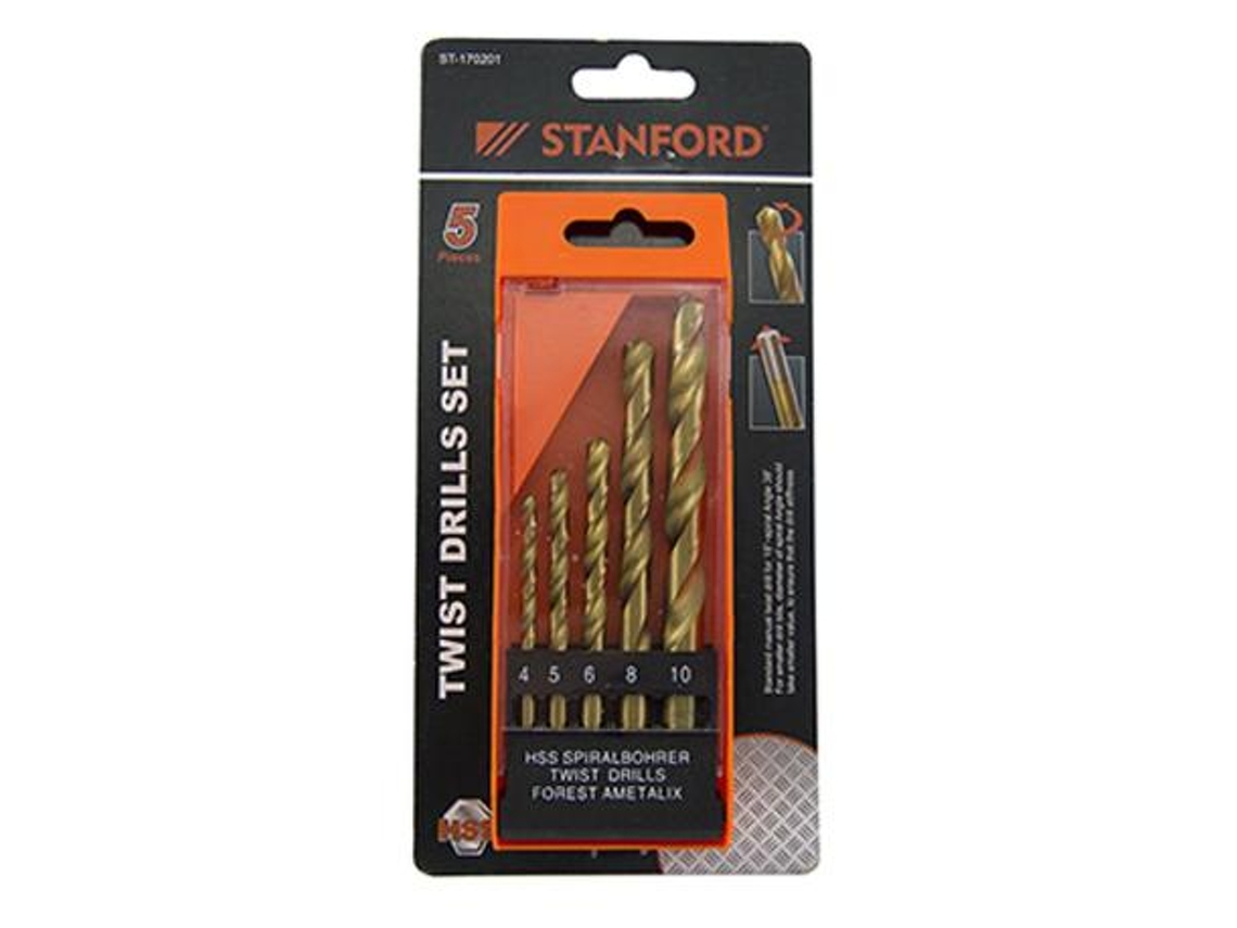 Brocas acero hss 4 a 10 mm (5 brocas )