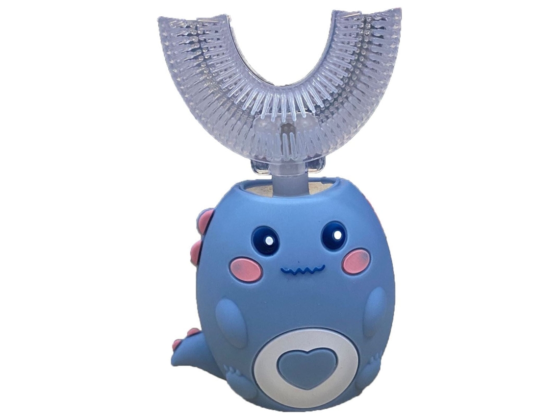 Cepillo De Dientes Eléctrico Infantil En Forma De U Para Niños Y Niñas De 6 A 12 Años, Color Azul Siurn