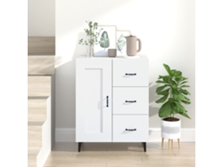 Aparador De Madera Contrachapada Blanco 69,5x34x90 Cm