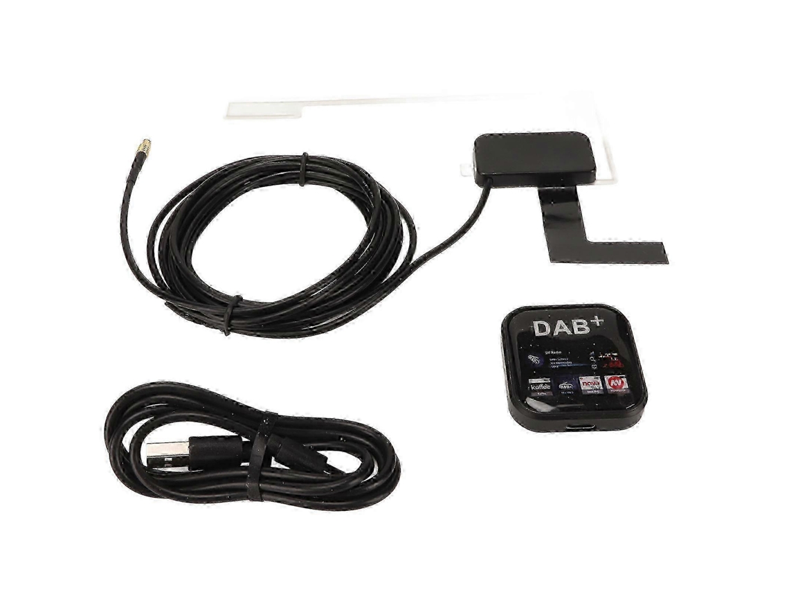 Dab Dab+ Radio Receiver Usb Powered Portable Digital Radio Receiver Adapter With Antenna For Android Edition 0705 Edition 0724
