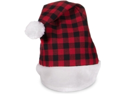 Gorro De Papá Noel A Cuadros Para Adultos Y Niños (diseño A Cuadros)