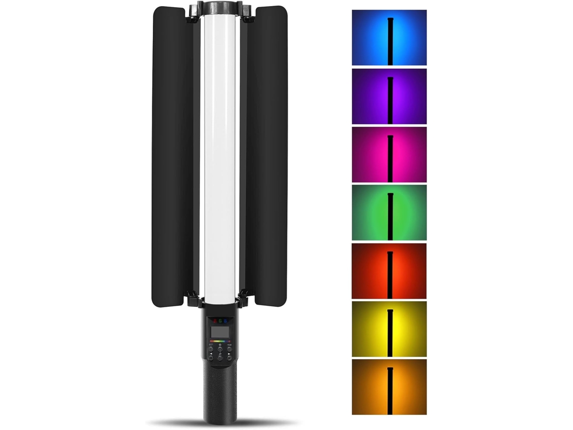 Barra de luz LED RGB para portátil, 3000k, 6500k, tubo Eifson