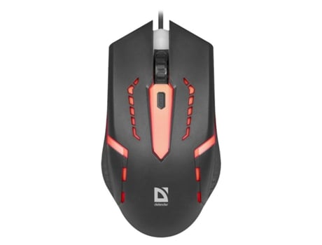 Ratón Óptico DEFENDER FLASH MB-600L (Negro - USB)