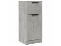 Aparador 30x30x70 cm Madera Procesada Cemento Gris MAISON EXCLUSIVE
