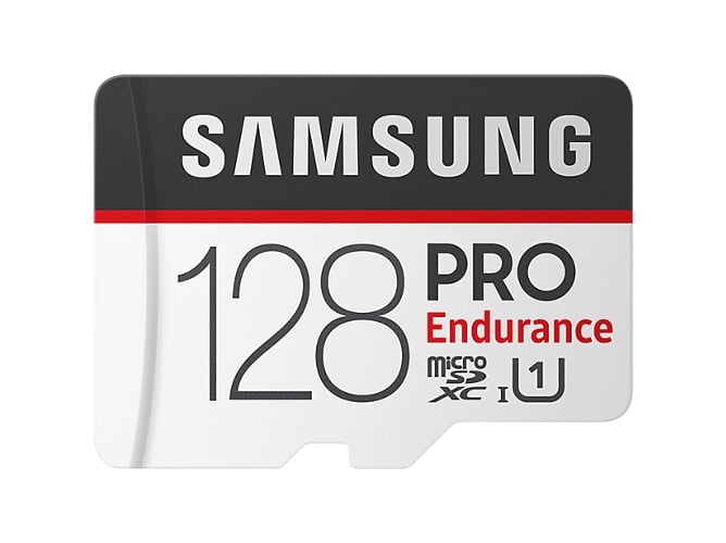 Tarjeta de memoria Micro SDXC SAMSUNG Pro Endurance - MB-MJ128GA (128 GB, Clase 10 - UHS-I, Con adaptador SD)