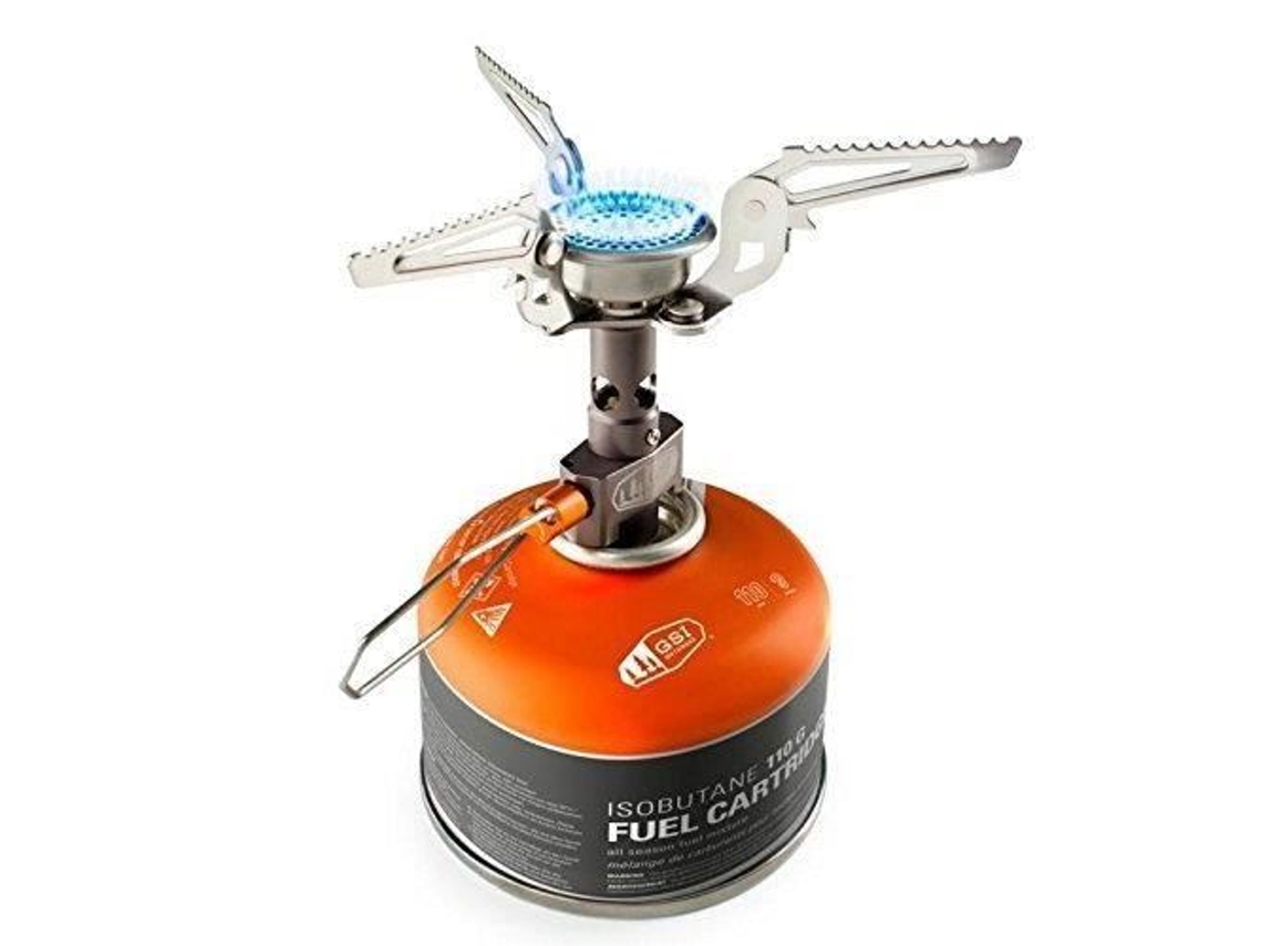 Estufa de gas plegable compacta Gsi Outdoors Pinnacle de 10,200 Btu