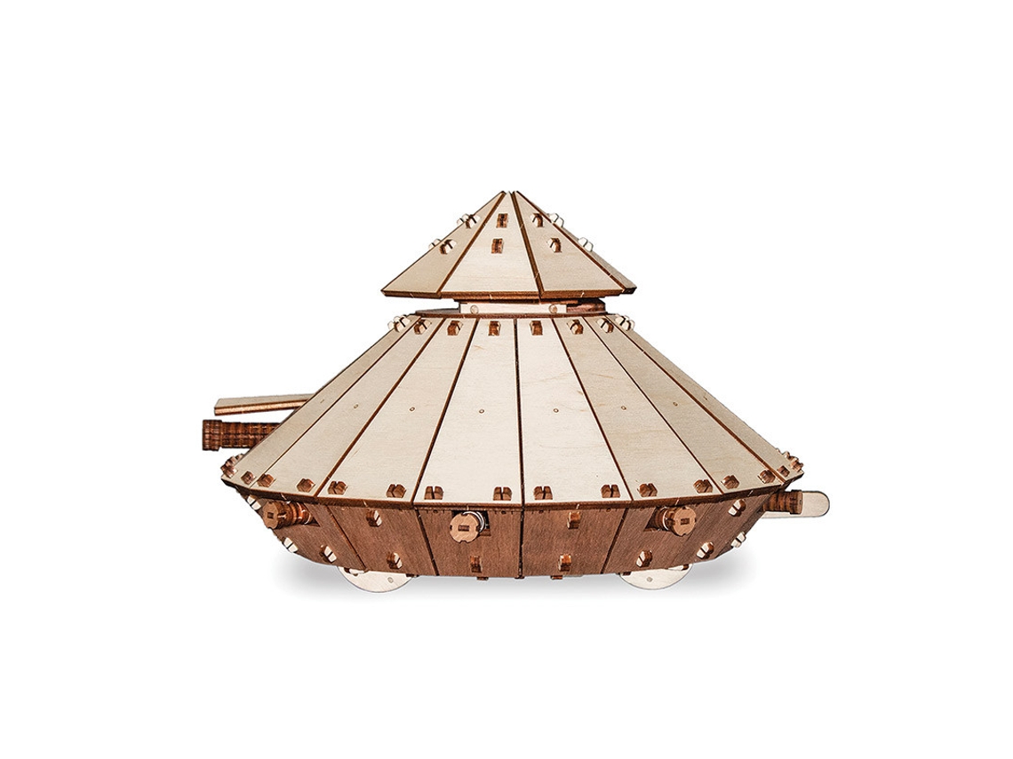 Modelo de madera 3D - Tanque de asalto 25.3 cm ECO WOOD ART