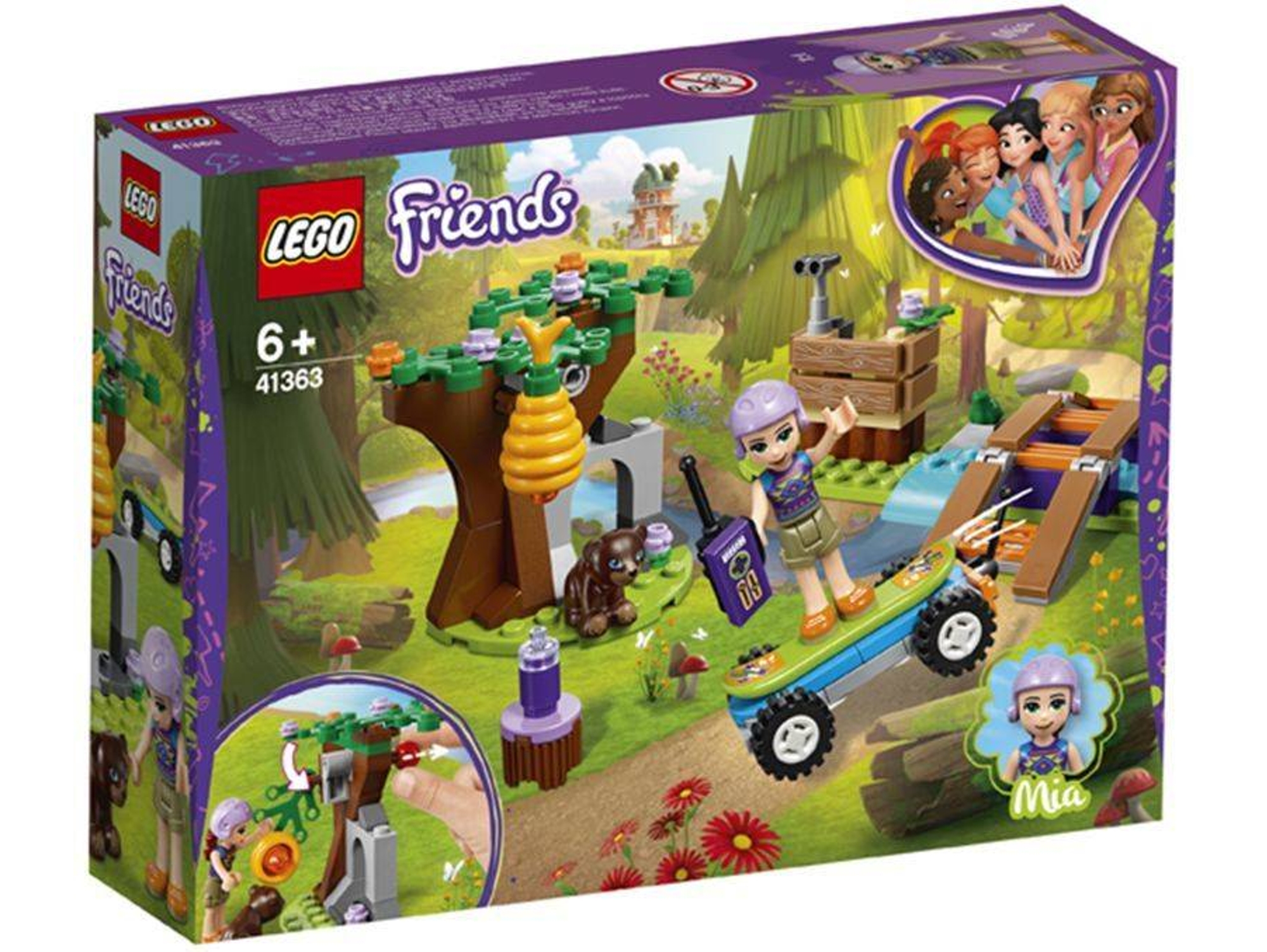 LEGO Friends: Mia's Forest Adventure - 41363 (Idade mínima: 6 - 134 Peças)