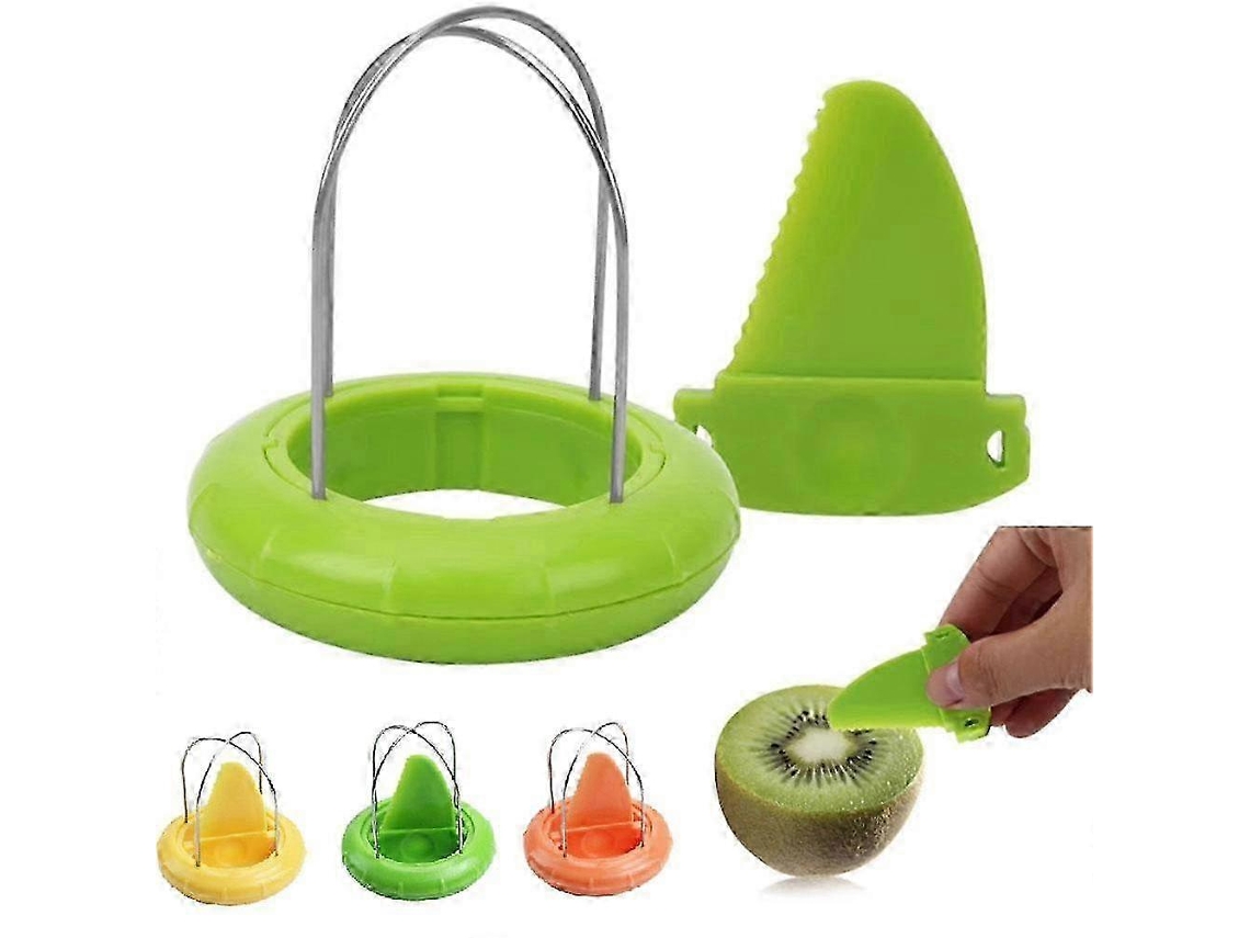 Cortador de kiwi desmontable, pelador de frutas creativo, herramienta para ensaladas, pelador de limones 2025
